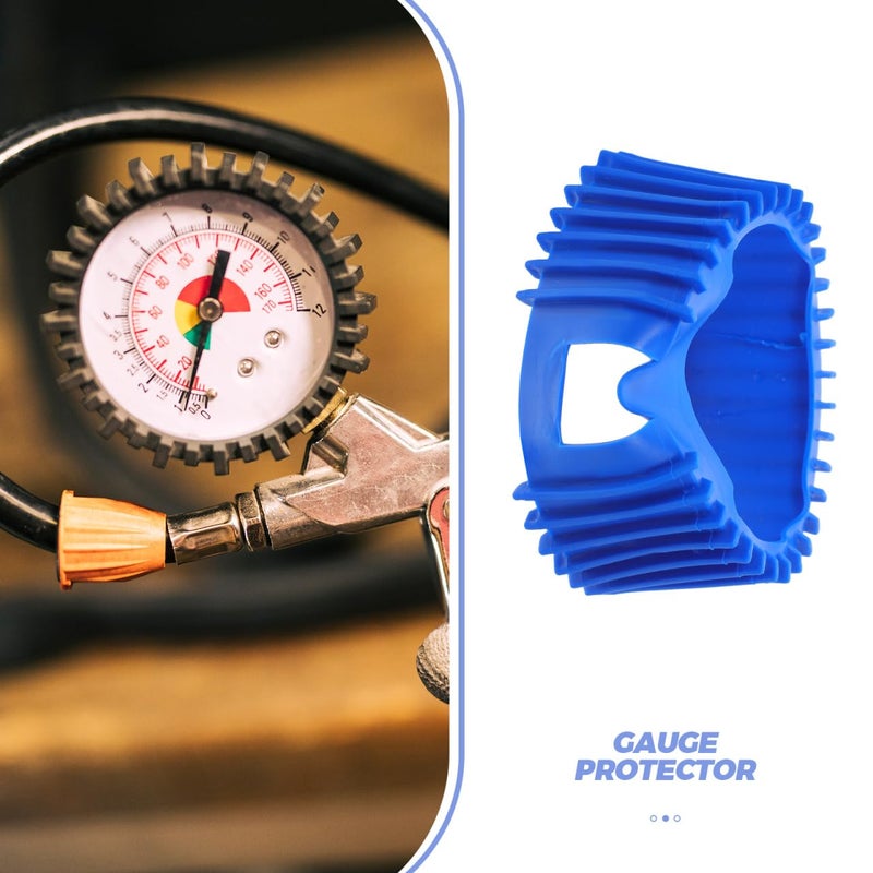 FUNOMOCYA Silicone Propane Pressure Gauge Covers Set of 2 Protective Sleeves for Acetylene Oxygen Argon Gas Meters Shockproof Gas Meter Protector 2.55X2.55X1.29 Inches - Image 5